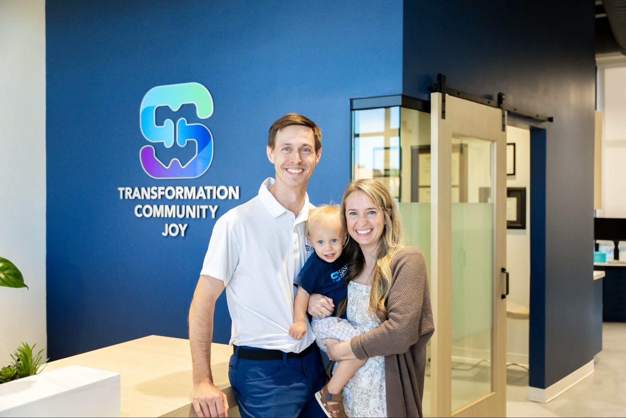Family at Savage Orthodontics in New Braunfels, showcasing a welcoming environment with a focus on transformation, community, and joy, emphasizing expert orthodontic care for all ages including braces and clear aligners.